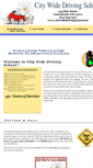 Mobile Screenshot of citywidedrivingschool.net